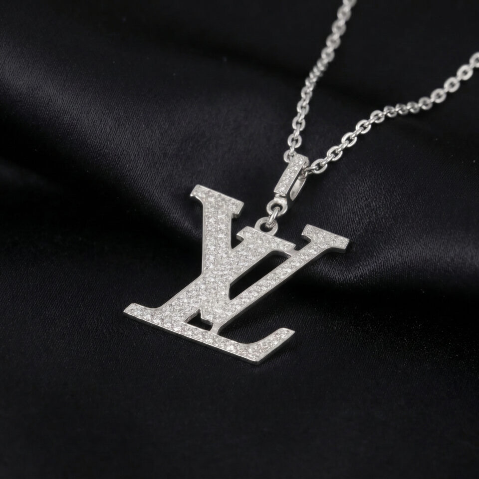 Unisex LV Large Pendant Necklace
