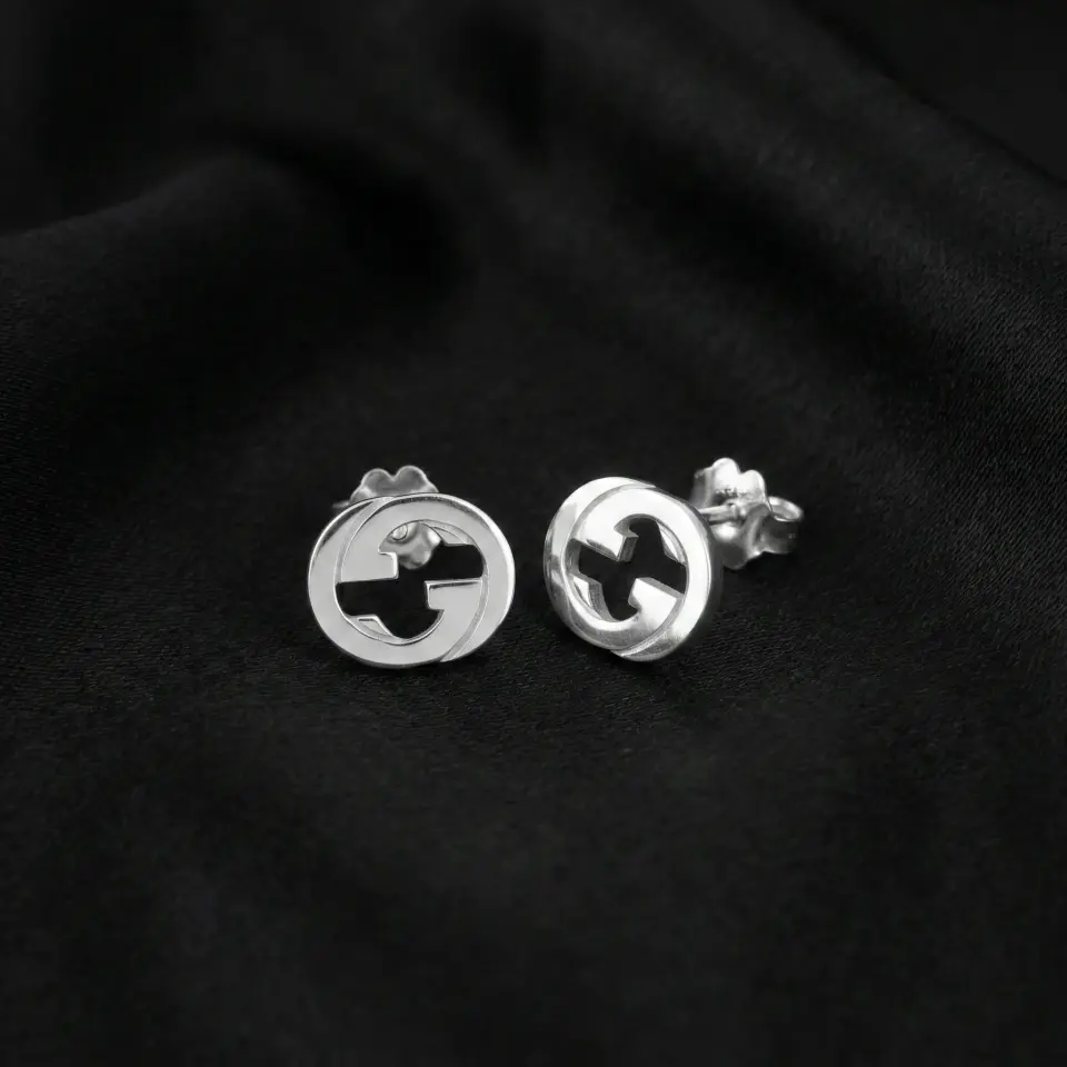 Gucci Interlocking Studs 2 Earrings