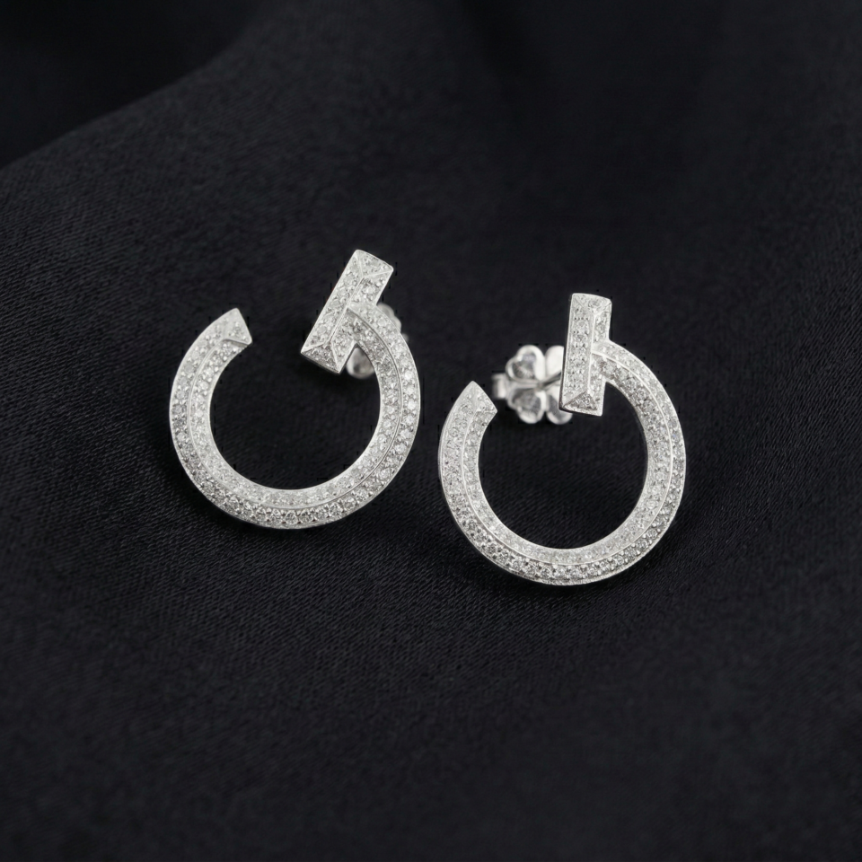 Tiffany T1 Open Hoop Earrings