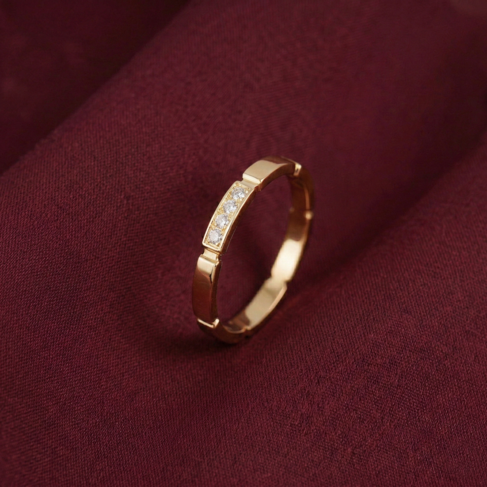 Cartier's, Panthère Wedding Ring, Gold Filled
