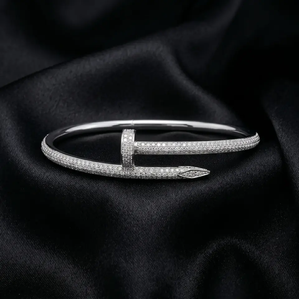 Cartier Juste un Clou bracelet, classic model, stones