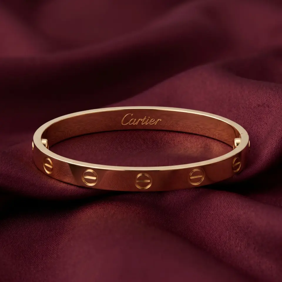 Cartier LOVE bracelet, classic model Gold Filled