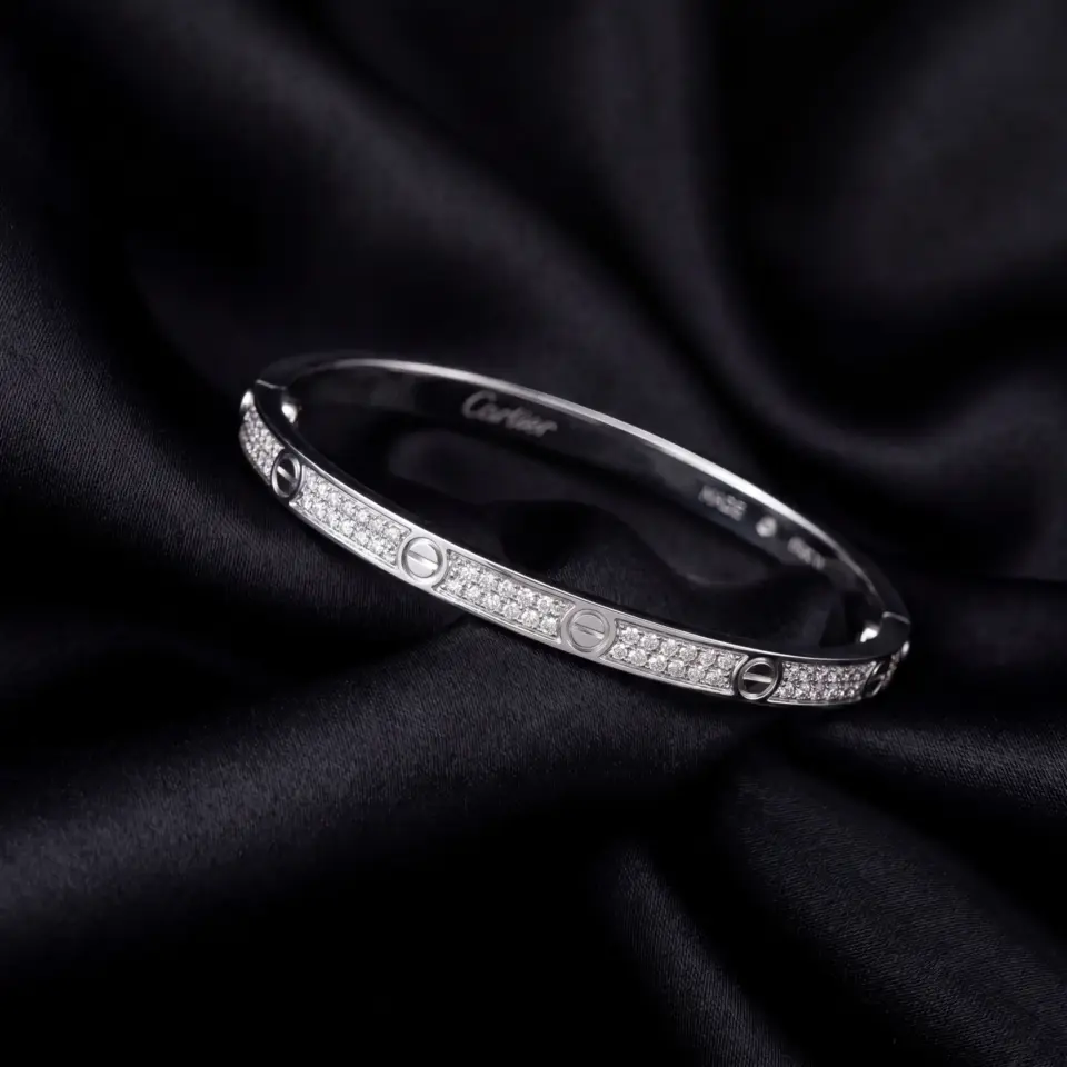 Cartier LOVE bracelet, small model, paved