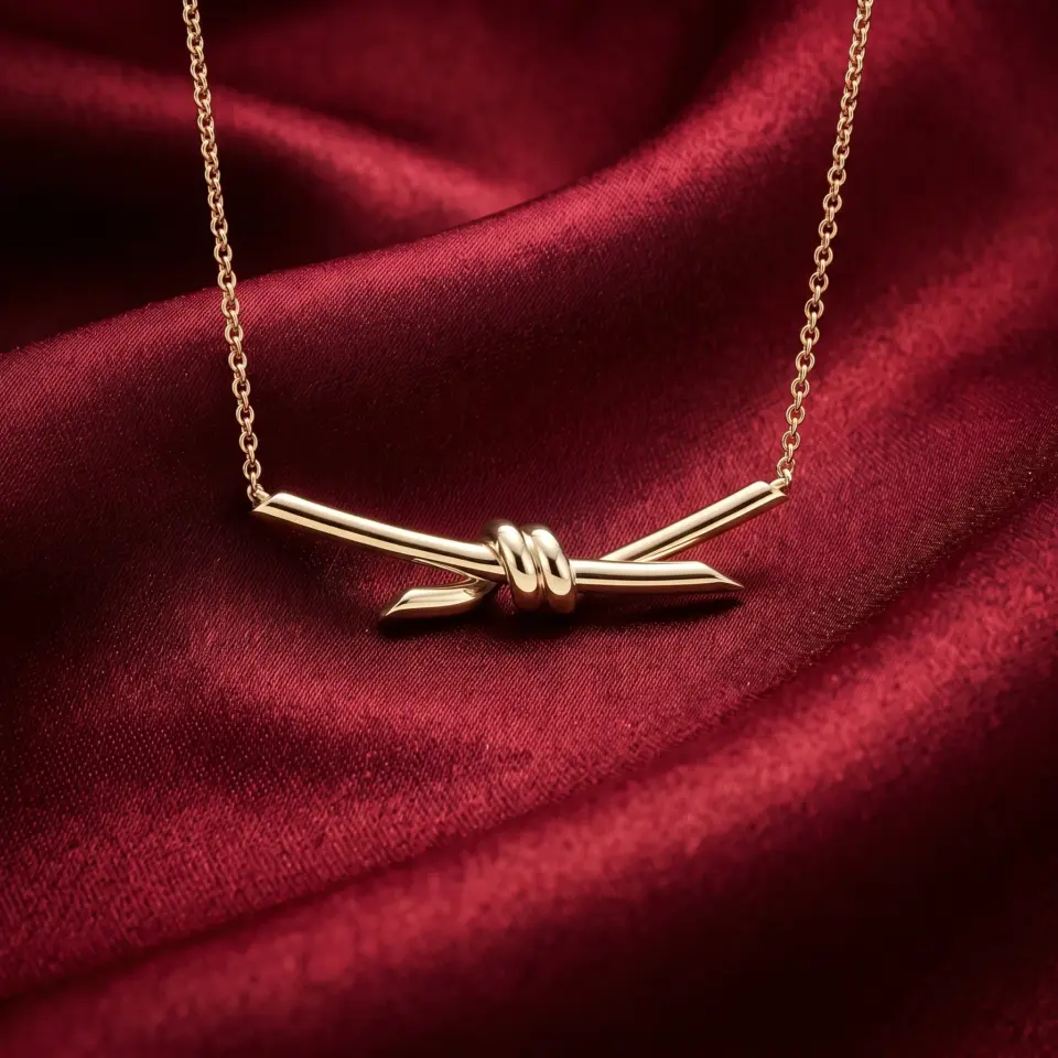 Tiffany Knot Necklace Gold Filled