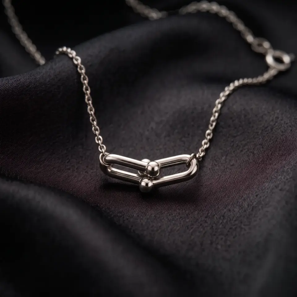 Tiffany HardWear, Small Double Link Necklace