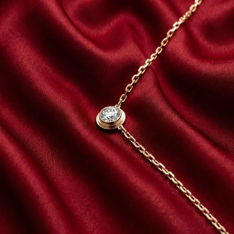 Cartier d'Amour Necklace, large model Gold Filled