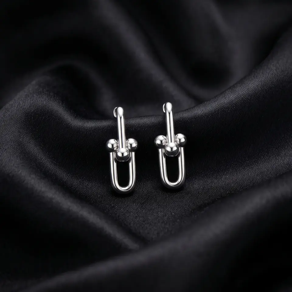 Tiffany HardWear, Large Link Earrings