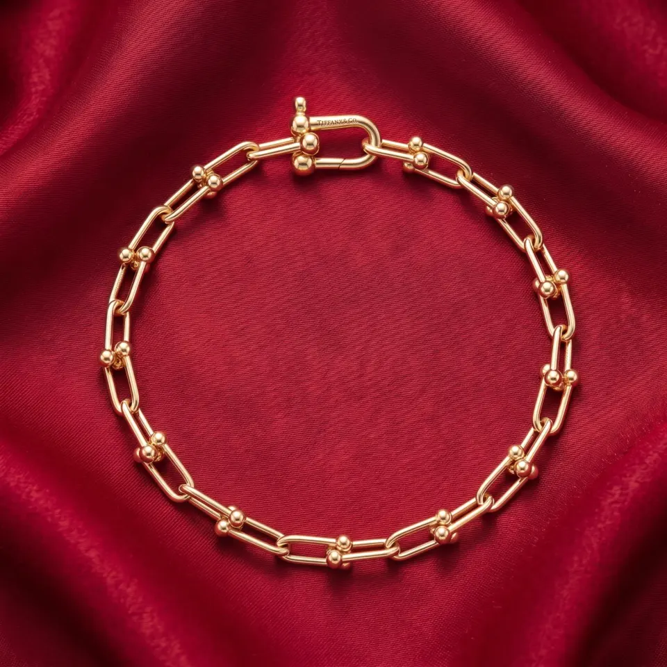 Tiffany HardWear, Small Link Bracelet Gold Filled